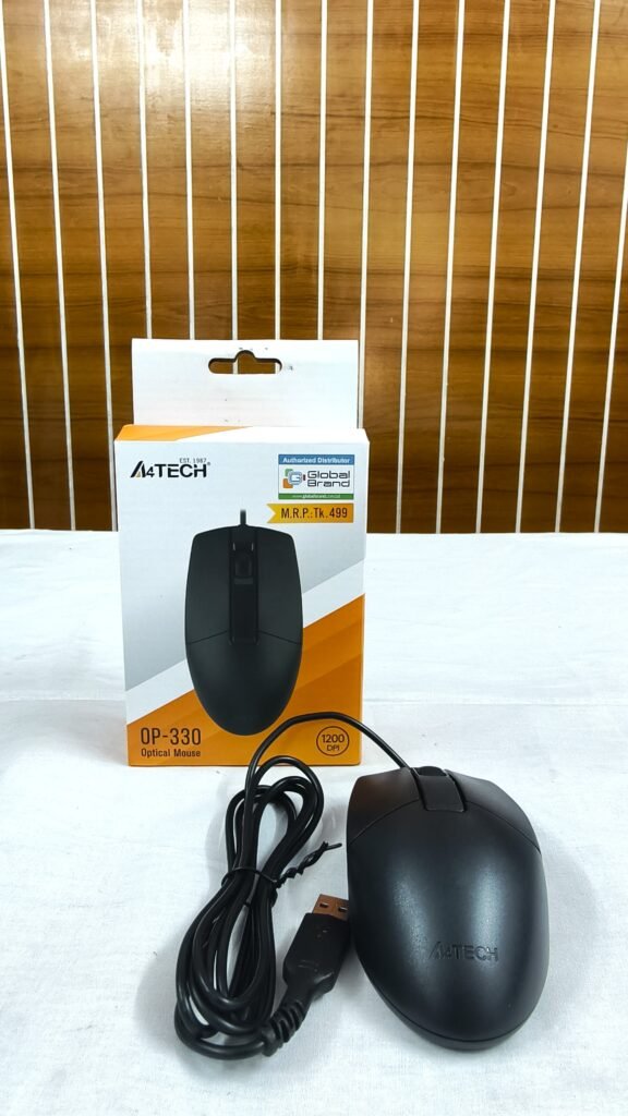 🔥 A4TECH OP-330 Optical Mouse – নির্ভরযোগ্য পারফরম্যান্স, আরামদায়ক ব্যবহার! 🔥 