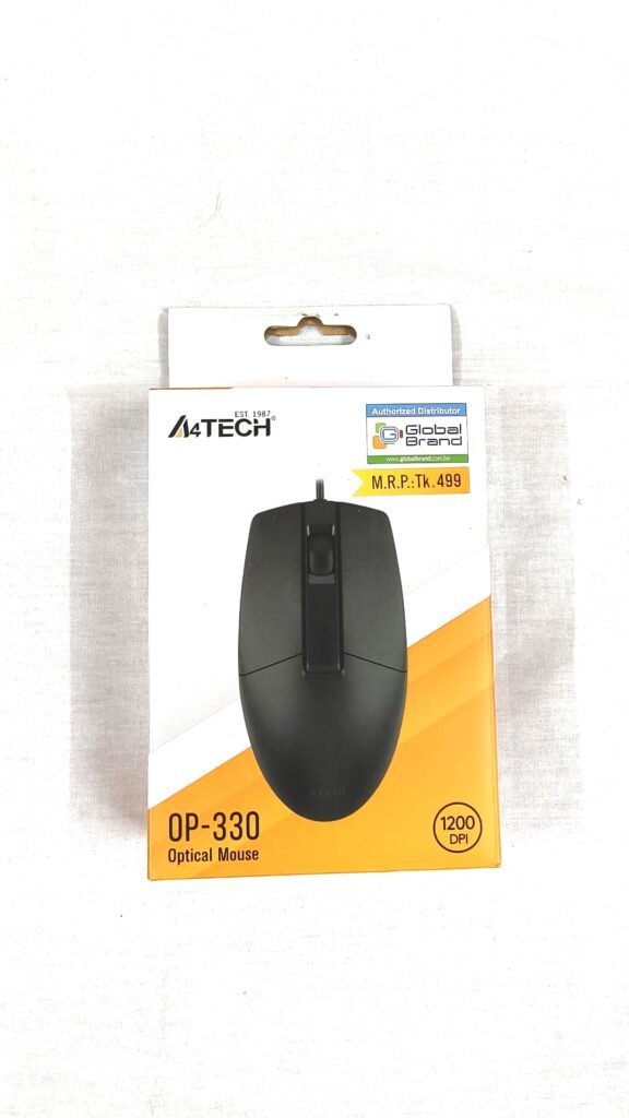 🔥 A4TECH OP-330 Optical Mouse – নির্ভরযোগ্য পারফরম্যান্স, আরামদায়ক ব্যবহার! 🔥