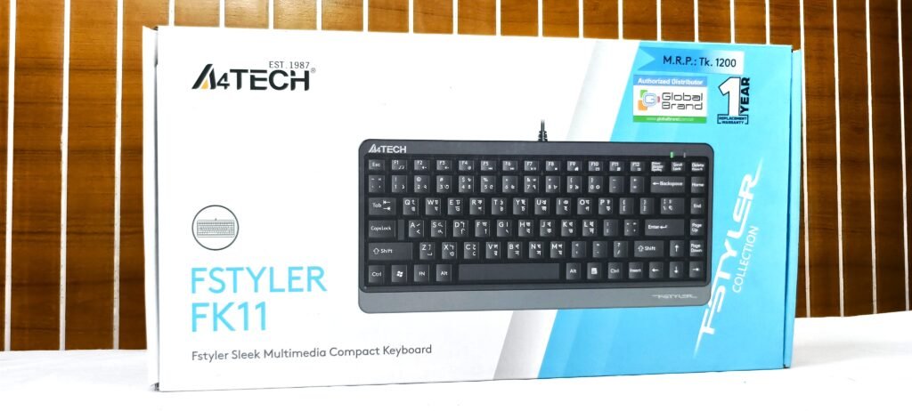 A4Tech Fstyler FK11 Multimedia Compact USB Keyboard (1)