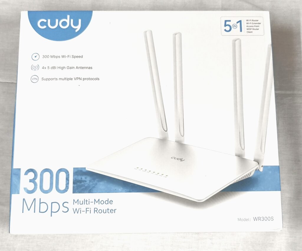 Cudy WR300S 300Mbps Multi-Mode Wi-Fi Router