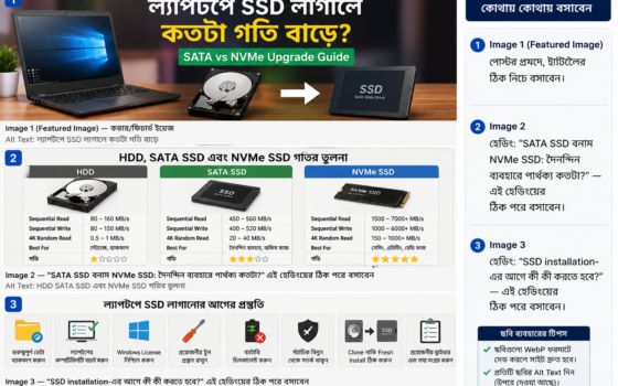 HDD vs SATA SSD vs NVMe SSD