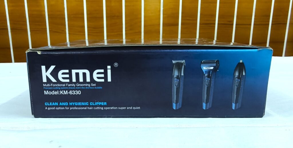 Kemei KM-6330 Rechargeable Electric Hair Clipper & Trimmer 