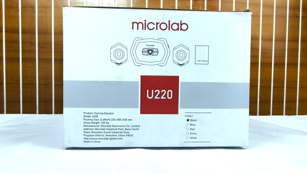 Microlab U220 2.1 Channel Bluetooth Gaming Speaker System 
