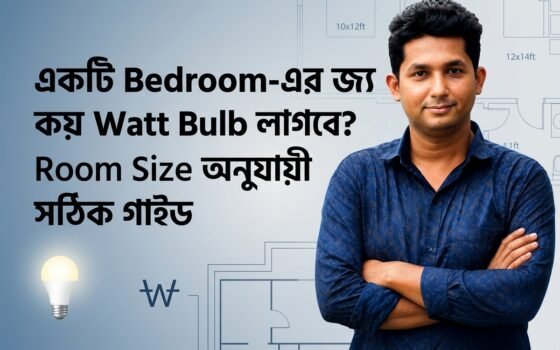 একটি Bedroom-এর জন্য কয় Watt Bulb লাগবে Room Size অনুযায়ী সঠিক গাইড