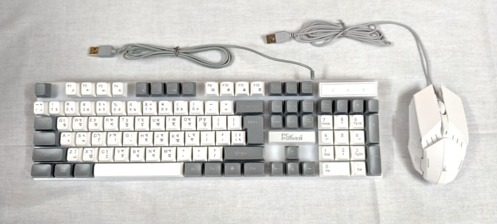 PC Power KM02W Gaming 2 in 1 Combo!