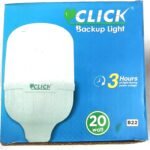 CLICK 20W Rechargeable Backup Light – বিদ্যুৎ চলে গেলেও আলো থাকবে!