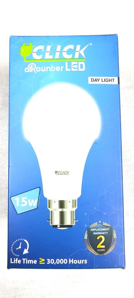 🔥 CLICK allRounder LED 15 Watt Day Light Bulb – দীর্ঘস্থায়ী উজ্জ্বল আলো! 🔥