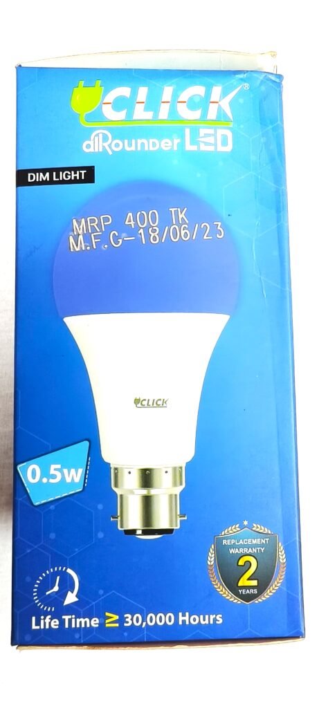 🔥 CLICK allRounder LED 15 Watt Day Light Bulb – দীর্ঘস্থায়ী উজ্জ্বল আলো! 🔥 