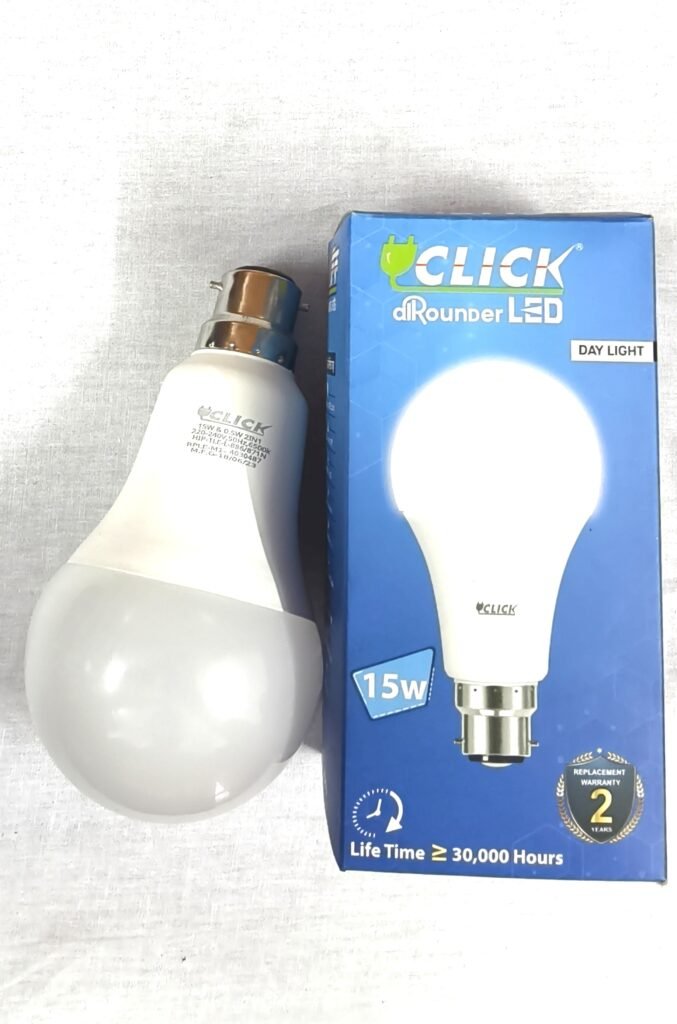 🔥 CLICK allRounder LED 15 Watt Day Light Bulb – দীর্ঘস্থায়ী উজ্জ্বল আলো! 🔥 